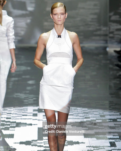 Gucci SS2010 Black and Grey Halter Dress