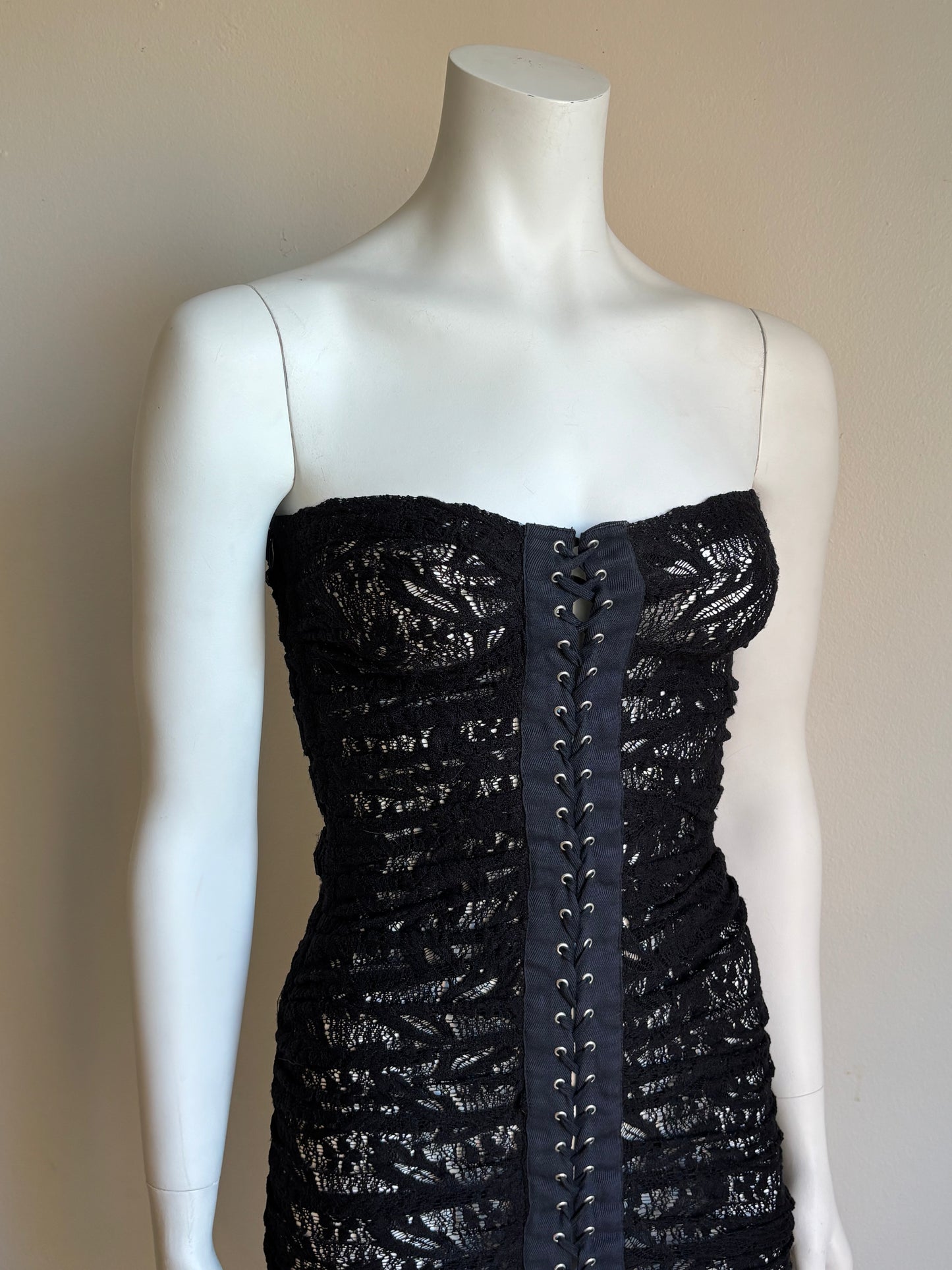 Dolce & Gabbana SS 2006 Little black corset dress