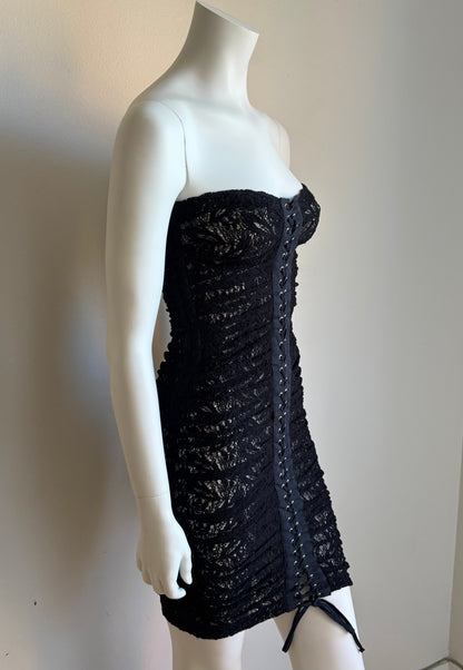 Dolce & Gabbana SS 2006 Little black corset dress
