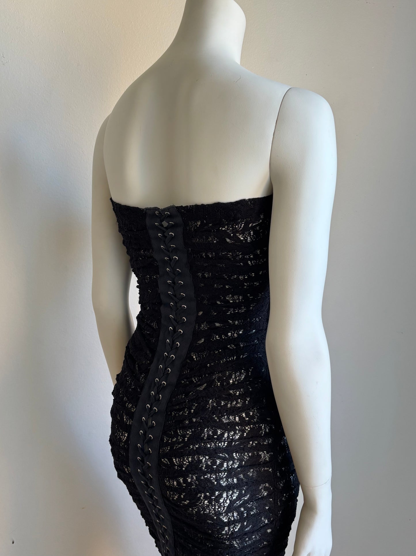 Dolce & Gabbana SS 2006 Little black corset dress