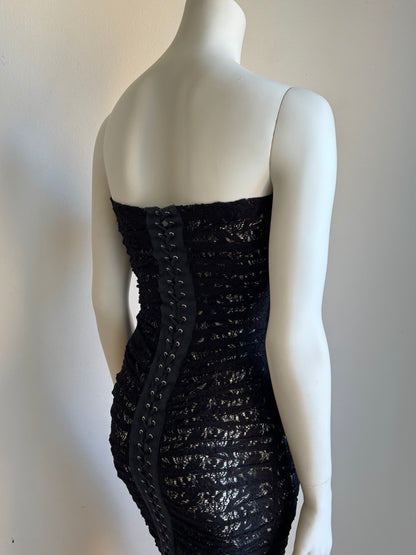 Dolce & Gabbana SS 2006 Little black corset dress
