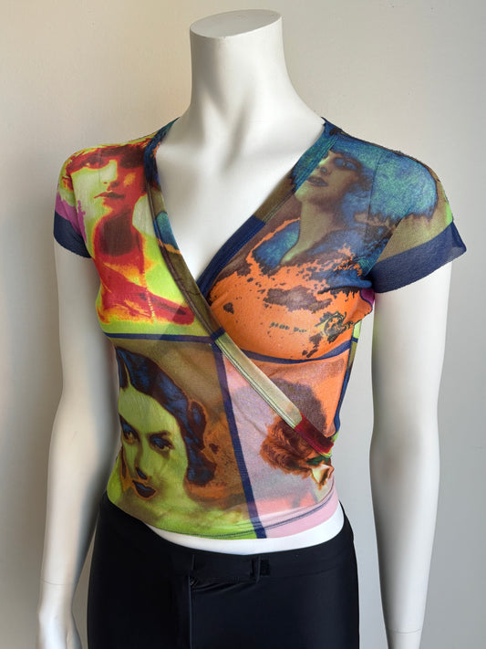 Jean Paul Gauthier Mesh Top SS2002