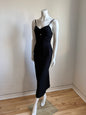 Dolce & Gabbana SS1997 Black Maxi Dress