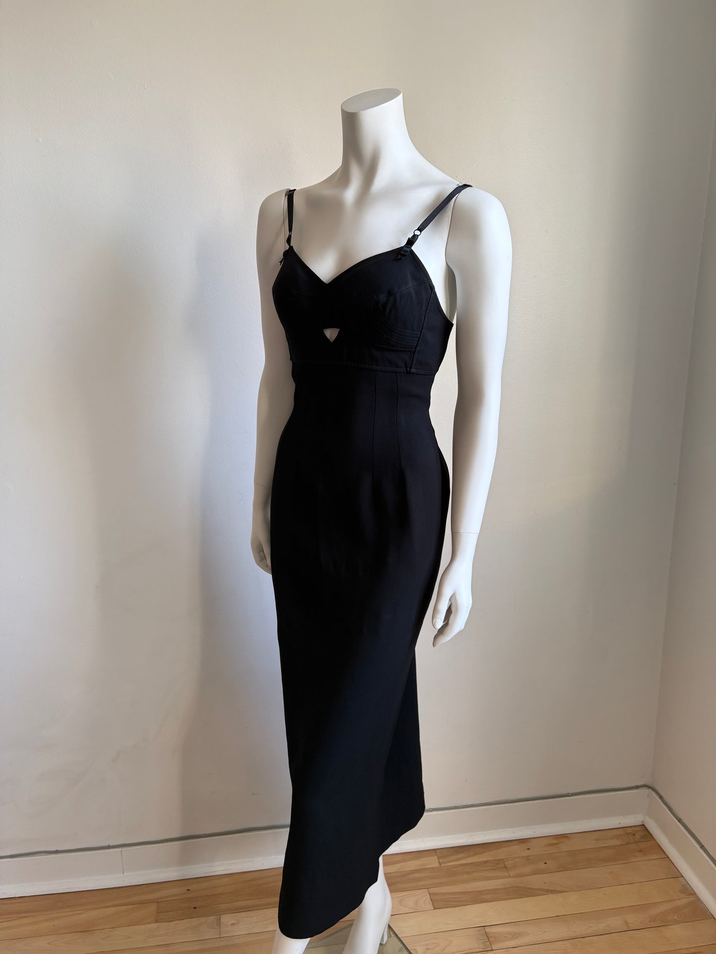Dolce & Gabbana SS1997 Black Maxi Dress