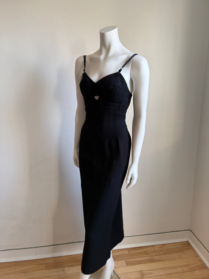 Dolce & Gabbana SS1997 Black Maxi Dress
