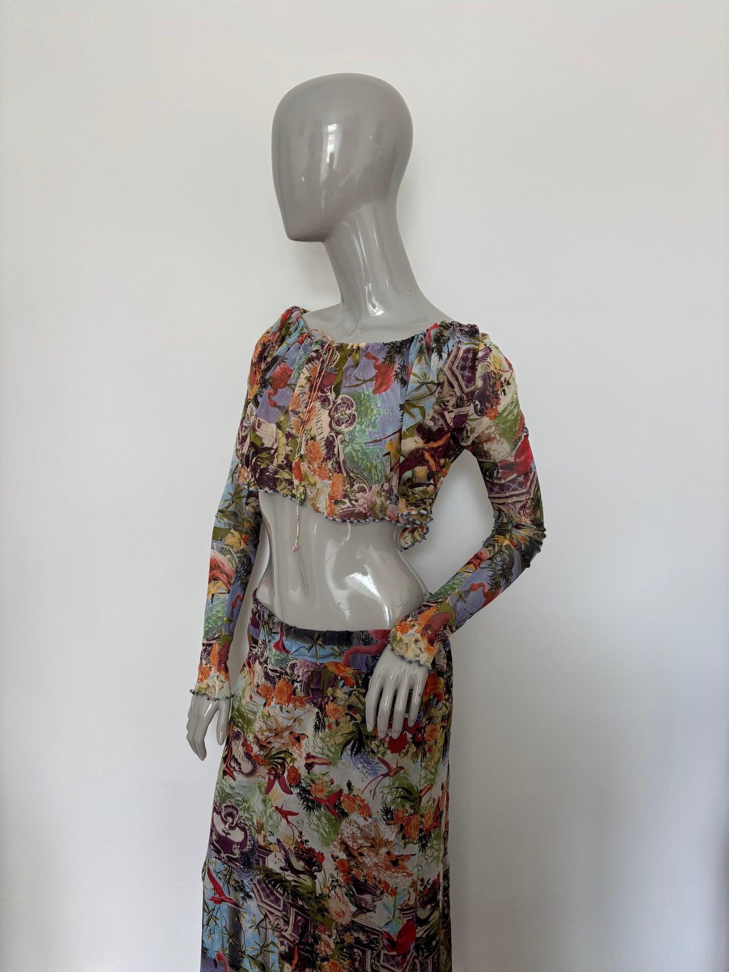 Jean Paul Gaultier soleil SS1999 tropical mesh set