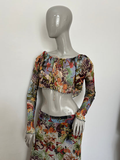 Jean Paul Gaultier soleil SS1999 tropical mesh set